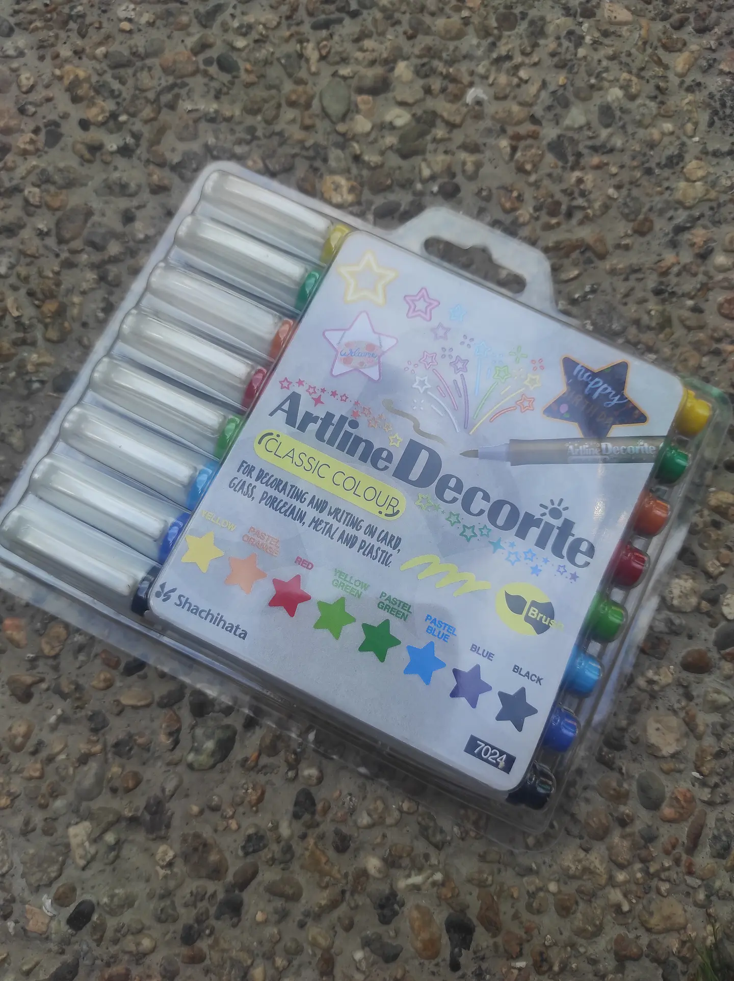 Set 8 marcadores decorite Clasico 1