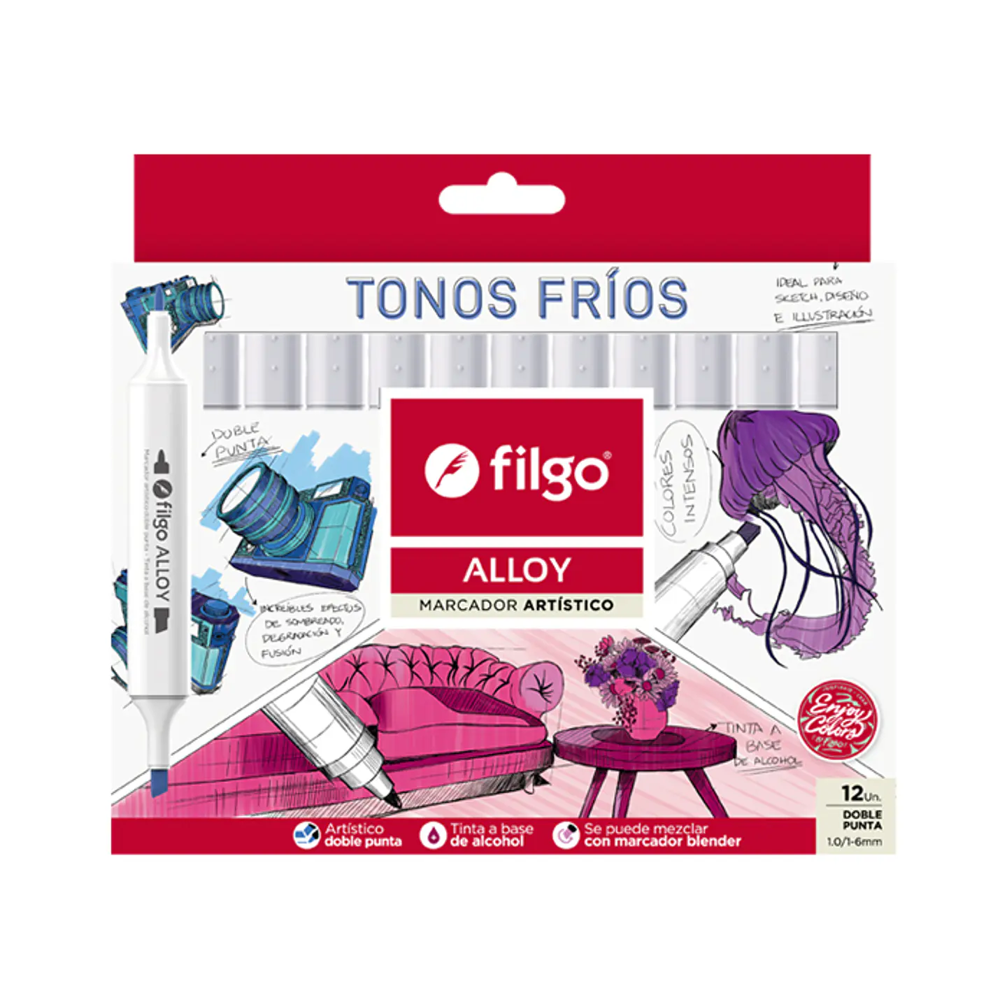 Marcadores artísticos Filgo alloy Frios 1