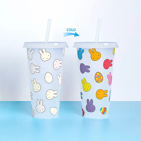 Vaso cambia color