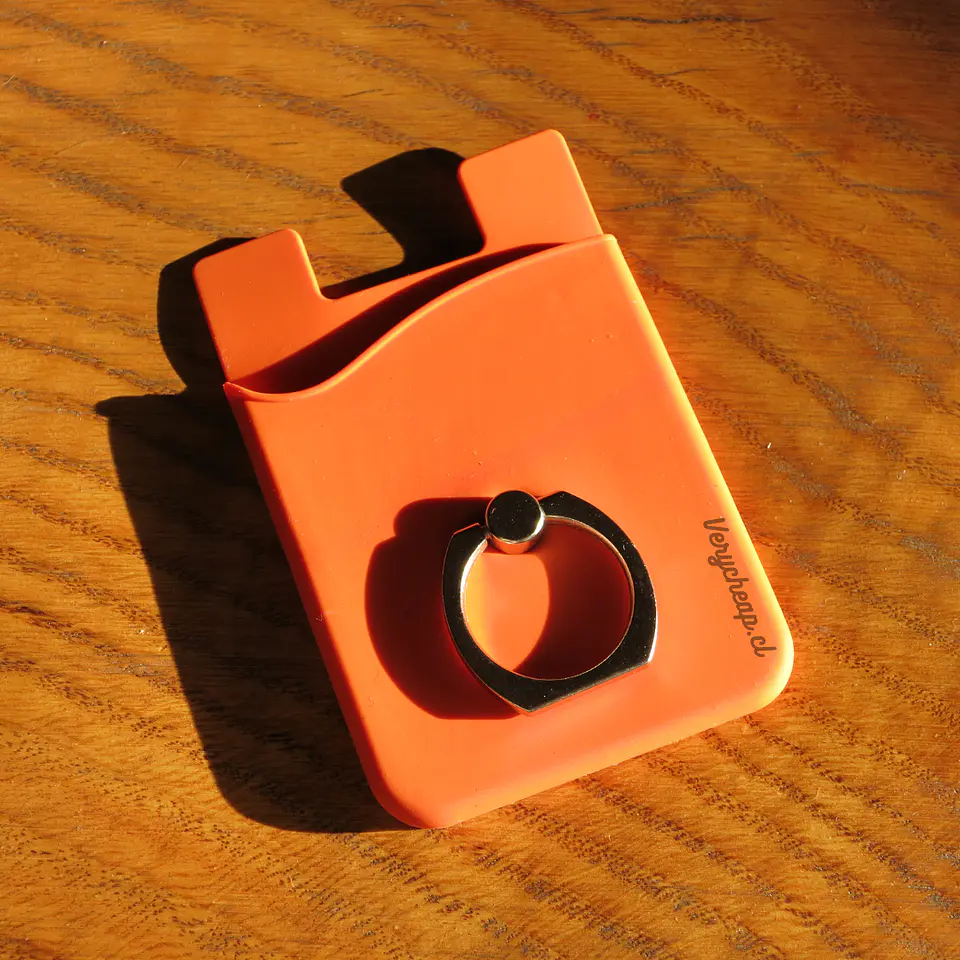 Porta tarjeta celular + popsocket 2
