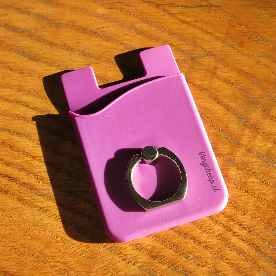 Porta tarjeta celular + popsocket 4