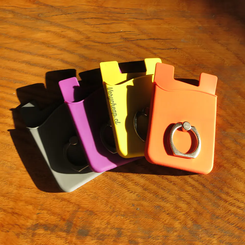 Porta tarjeta celular + popsocket 1