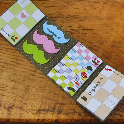 Set post it bigotes
