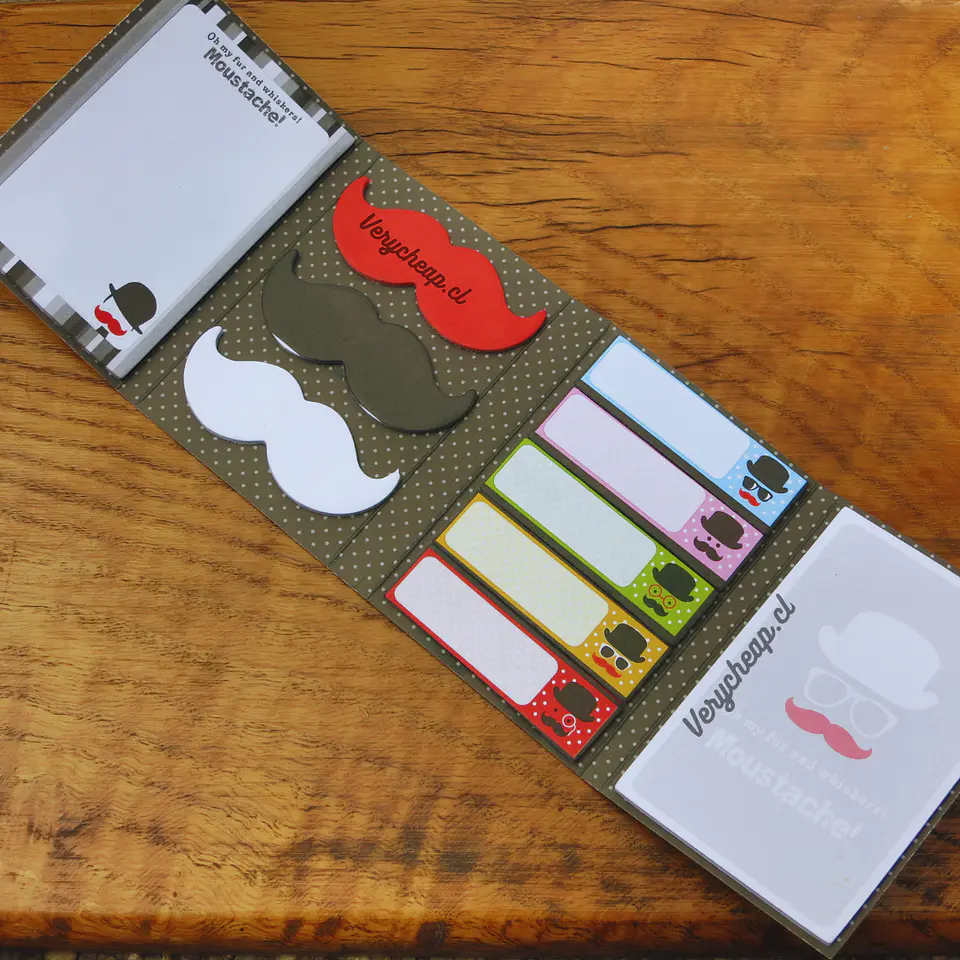 Set post it bigotes 3