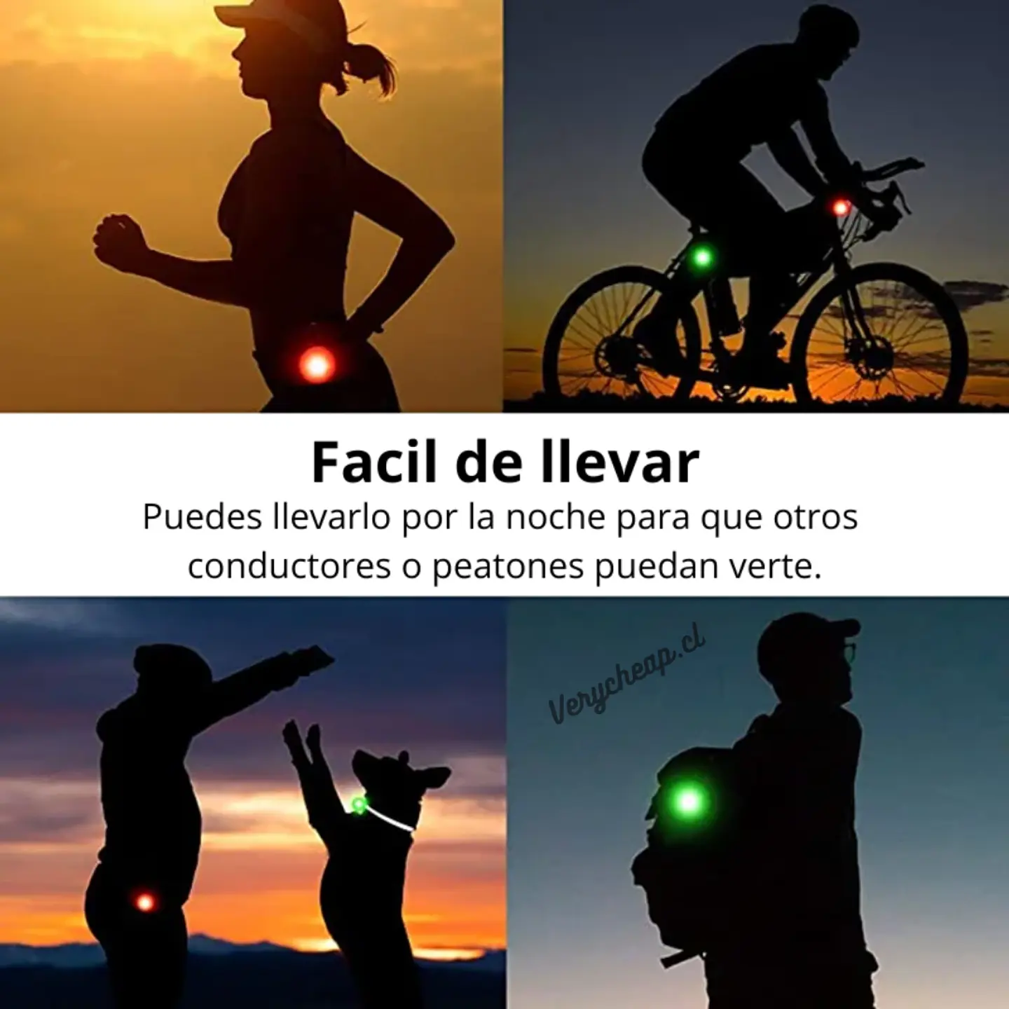Luz led collar mascota 2