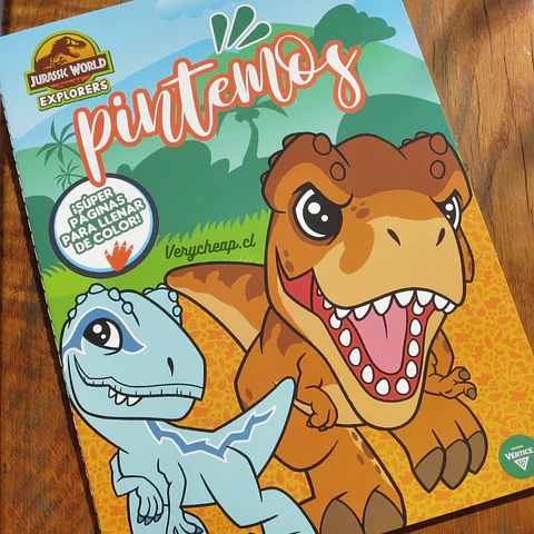 Libro para colorear Jurassic World