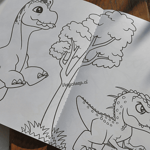 Libro para colorear Jurassic World