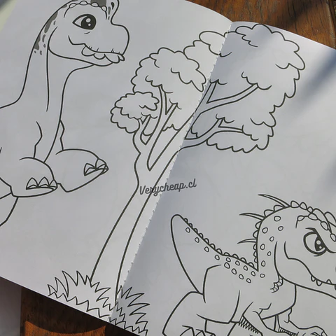 Libro para colorear Jurassic World