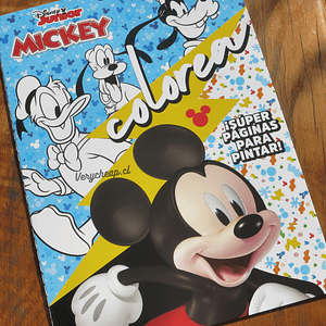 Libro para colorear Mickey