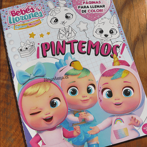 Libro para colorear Bebés Llorones