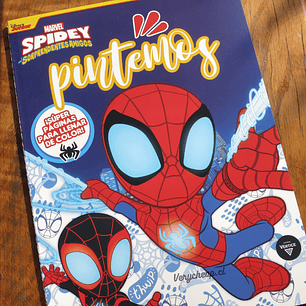 Libro para colorear Spidey