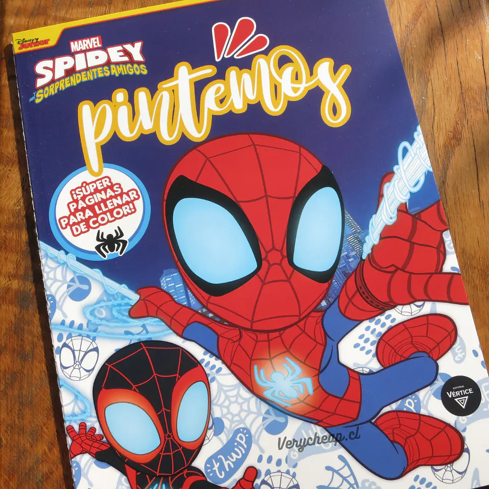 Libro para colorear Spidey 1