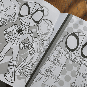 Libro para colorear Spidey