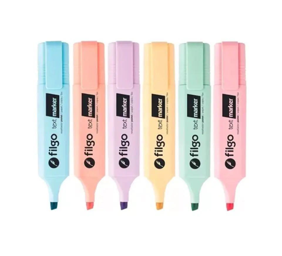 Resaltador text marker pastel filgo 2