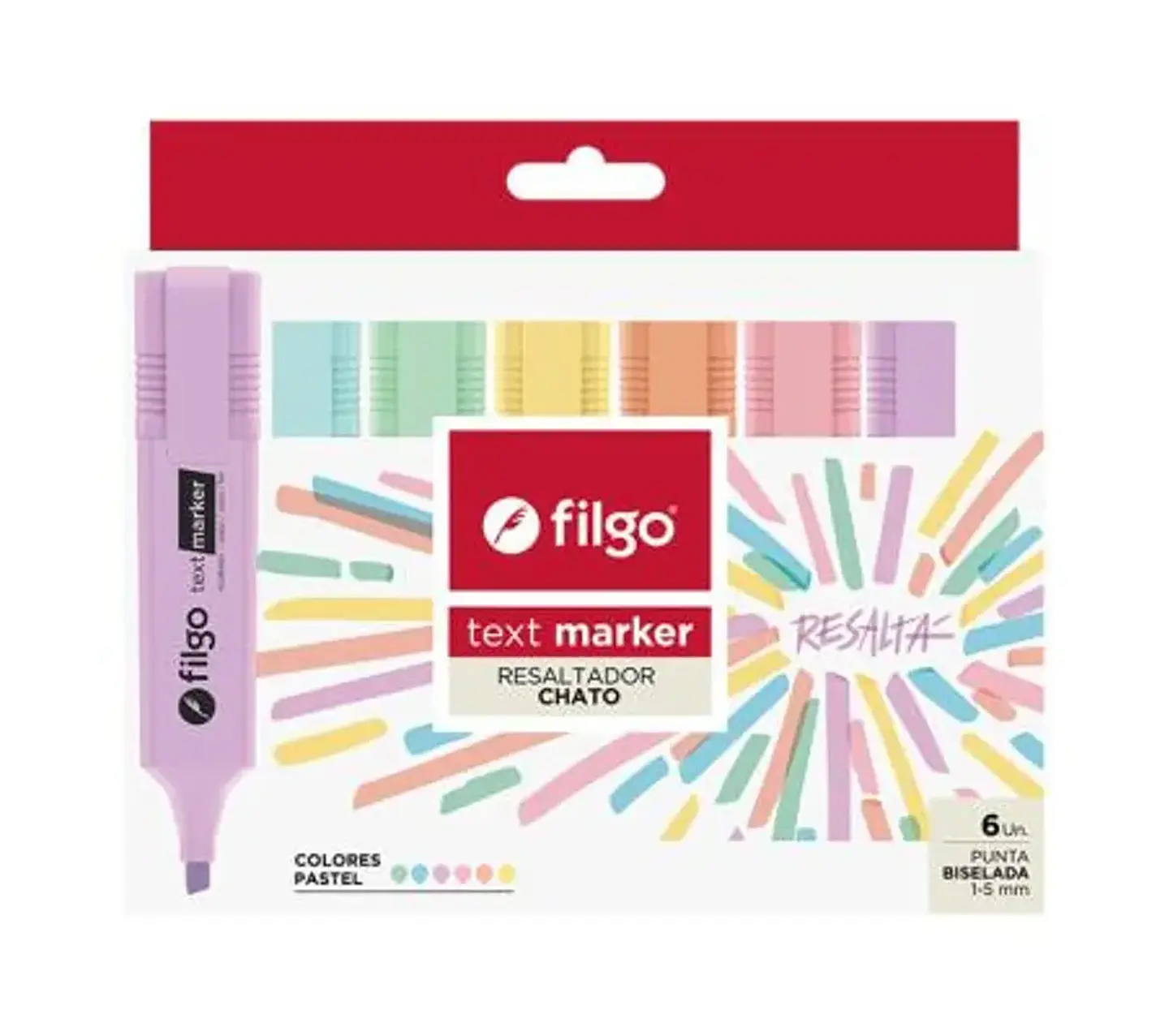 Resaltador text marker pastel filgo 1