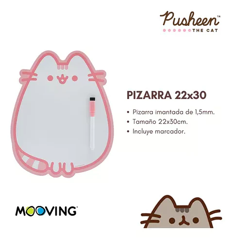 Pizarra magnética Pusheen Mooving