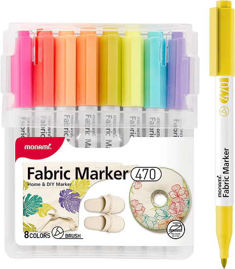 Monami fabric marker 470 para tela