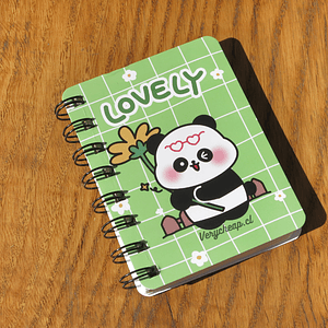 Mini libreta Panda