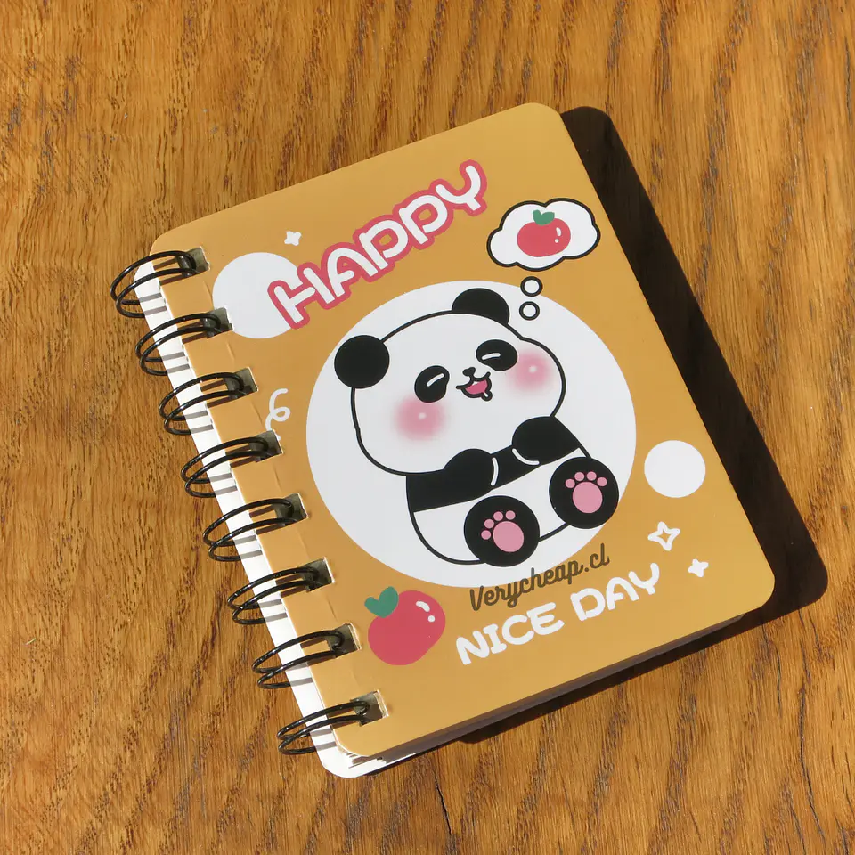 Mini libreta Panda 3