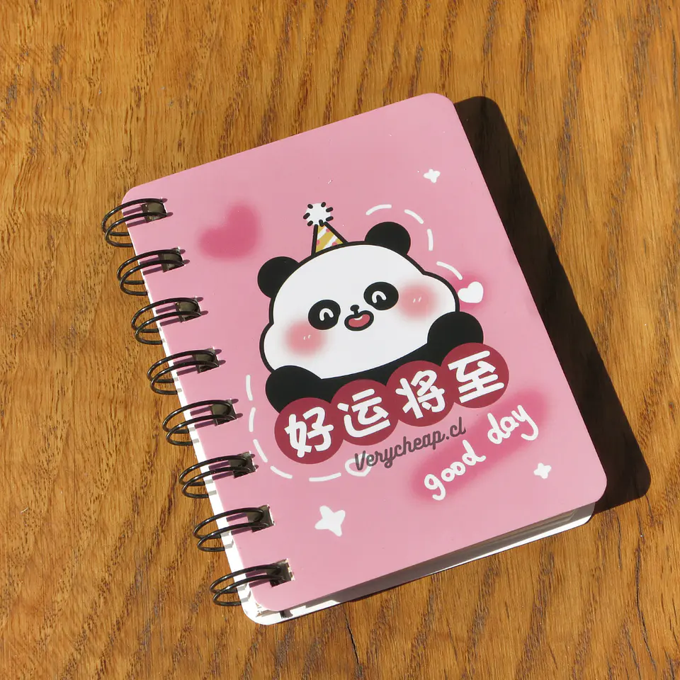 Mini libreta Panda 4