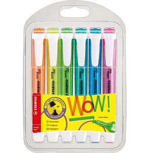Set 6 stabilo swing cool fluor
