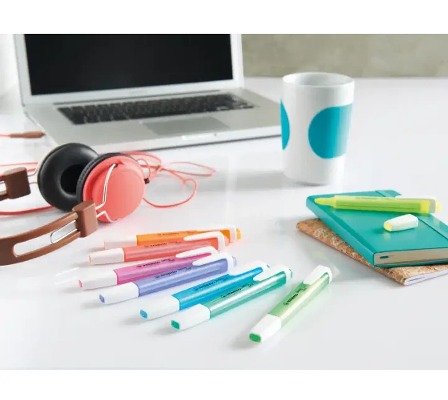 Set 6 stabilo swing cool fluor 3