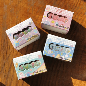 Set 4 washi tape Conejo