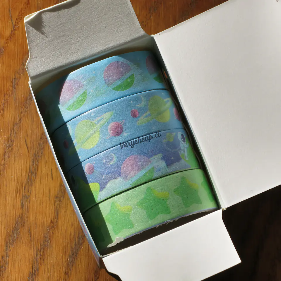 Set 4 washi tape Saturno 4