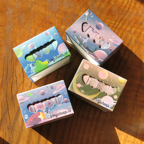 Set 4 washi tape Saturno