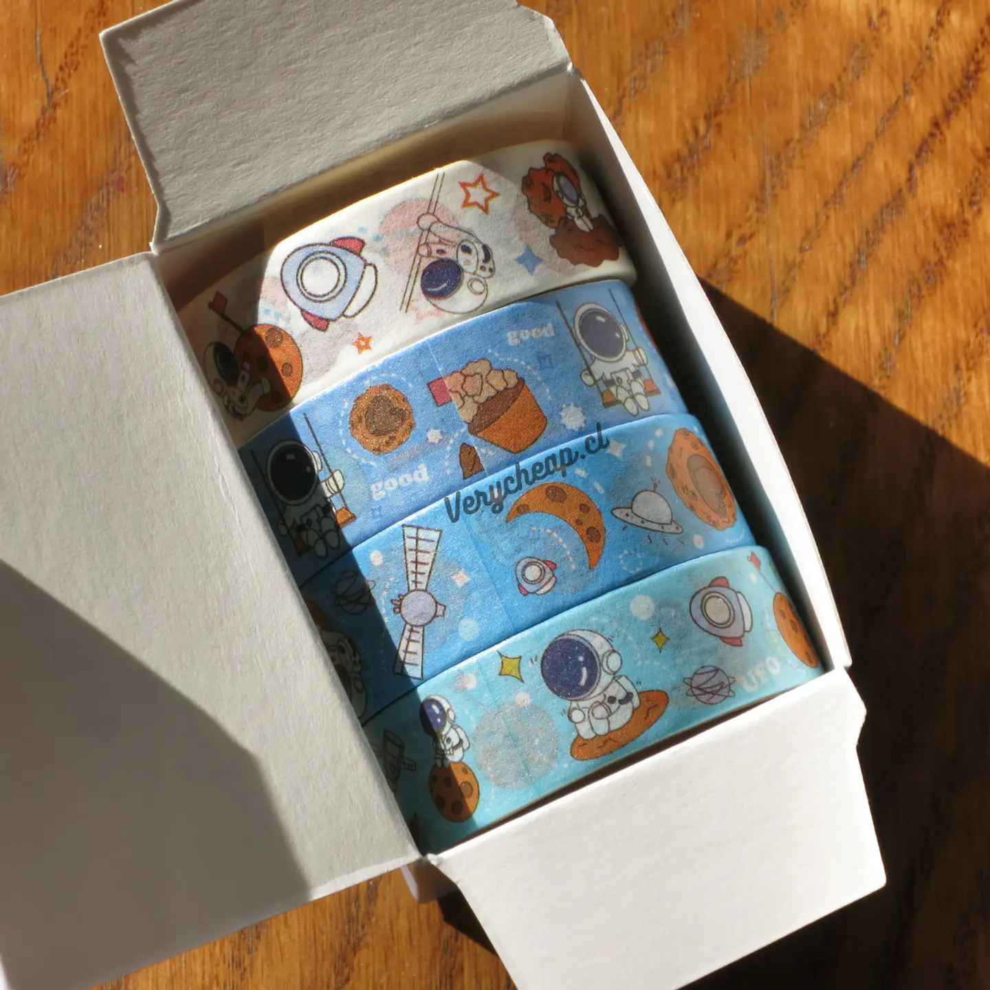 Set 4 washi tape astronauta 5