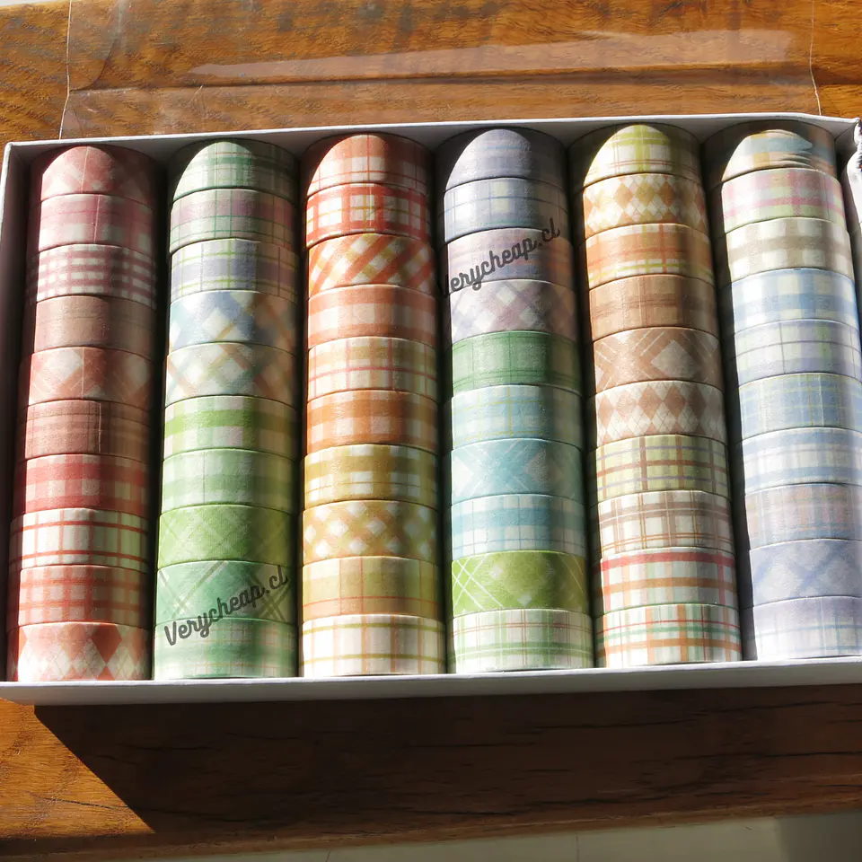 Cinta washi tape cuadros 2