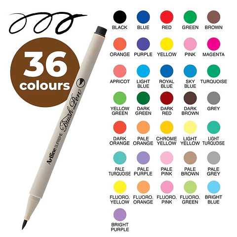 Artline supreme brush pen