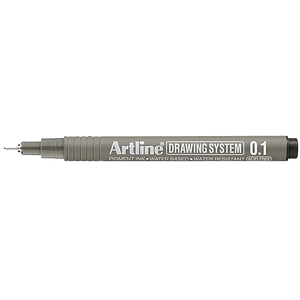 Tiralíneas Artline 0.1 negro