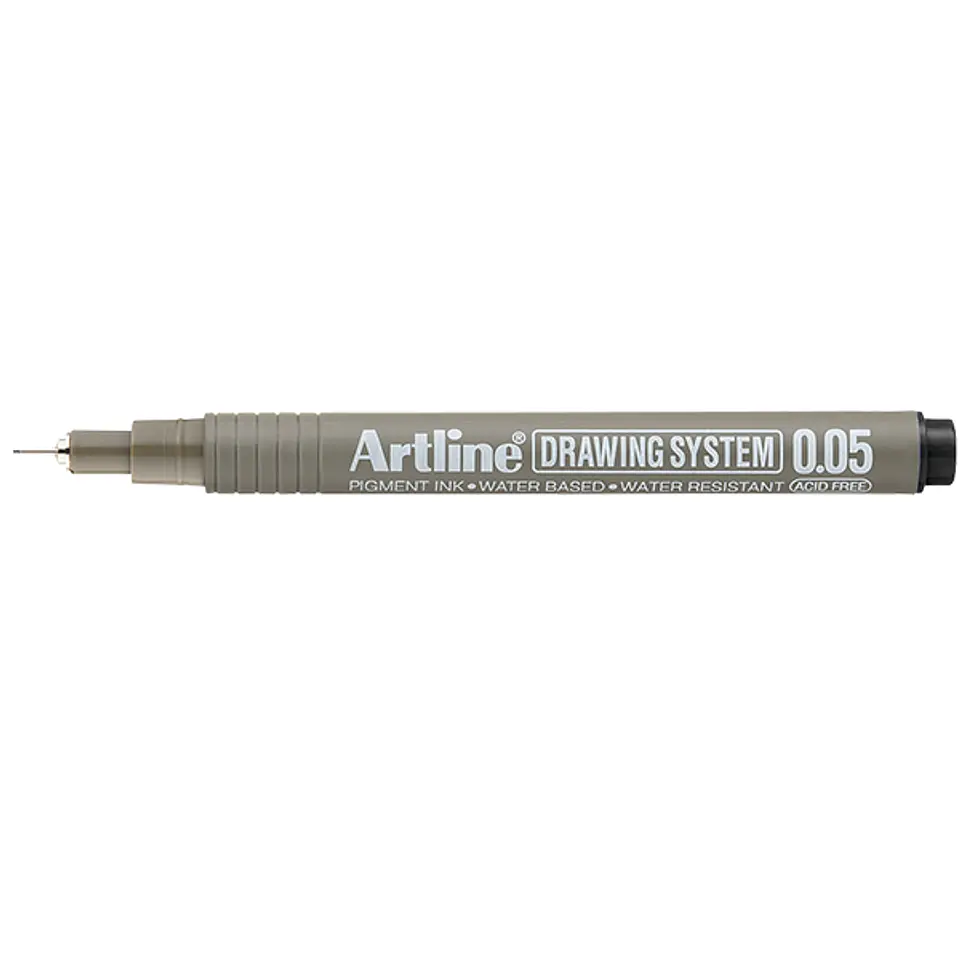 Tiralíneas Artline 0.05 negro 1