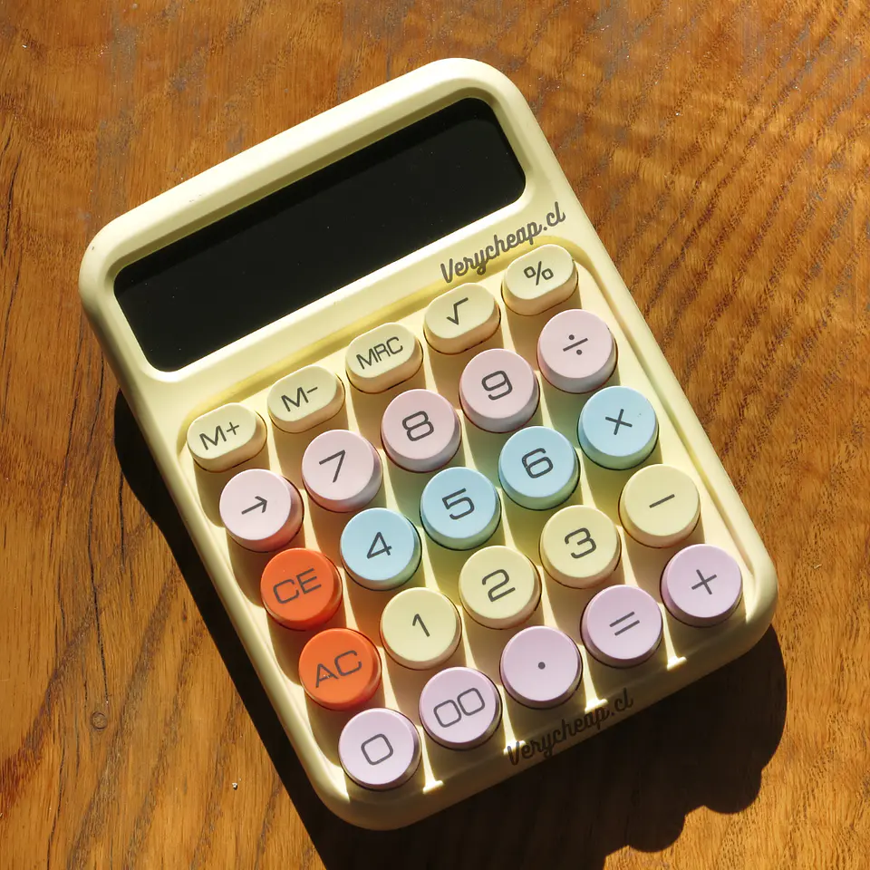 Calculadora mecánica cute 5