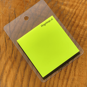 Notas adhesivas post it transparentes fluor