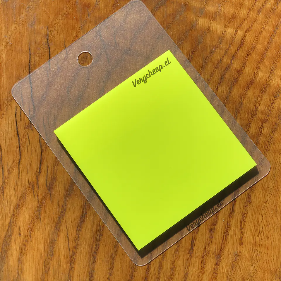 Notas adhesivas post it transparentes fluor 2