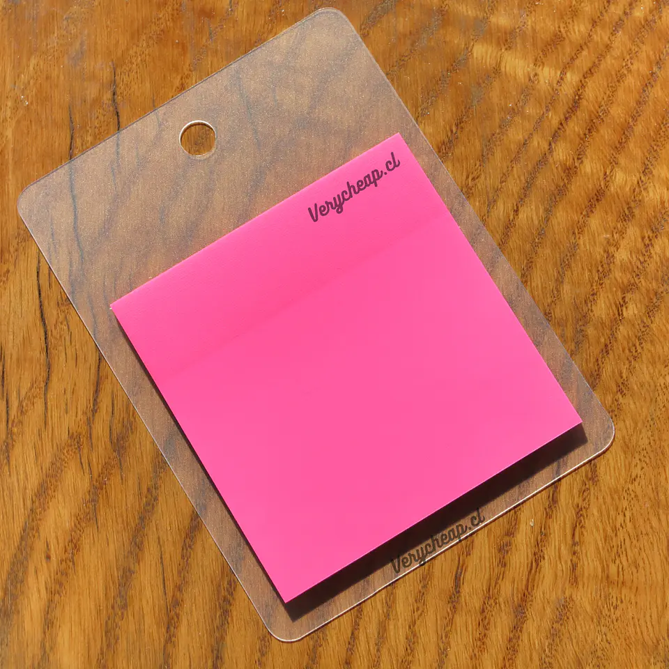 Notas adhesivas post it transparentes fluor 4