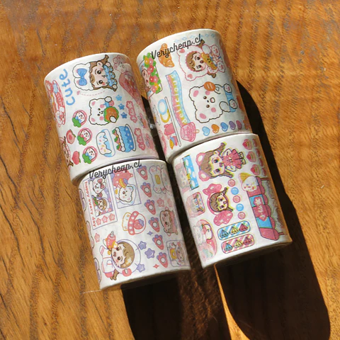 Rollo stickers temáticas
