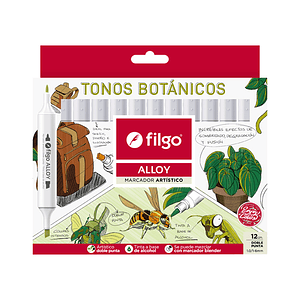 Marcadores artísticos Filgo alloy Botánicos