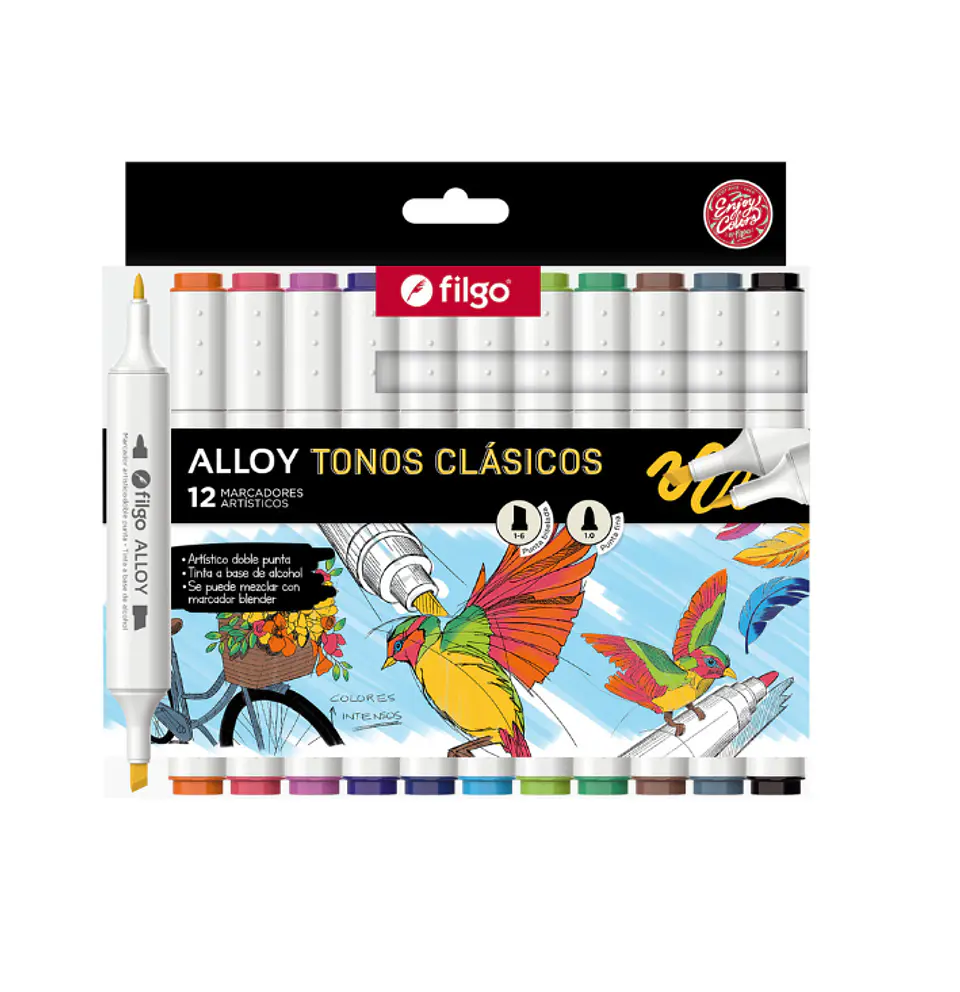 Marcadores artísticos Filgo alloy Clásicos 1