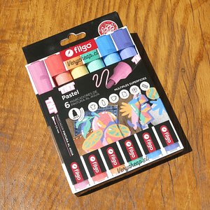 Marcadores acrílicos filgo TNT 3.0 Pastel