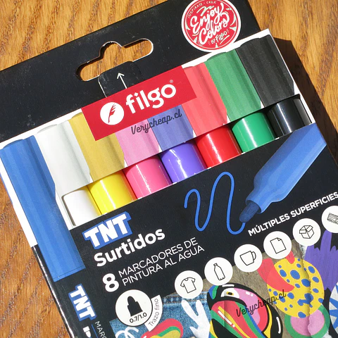 Marcadores acrílicos Filgo TNT 1.0