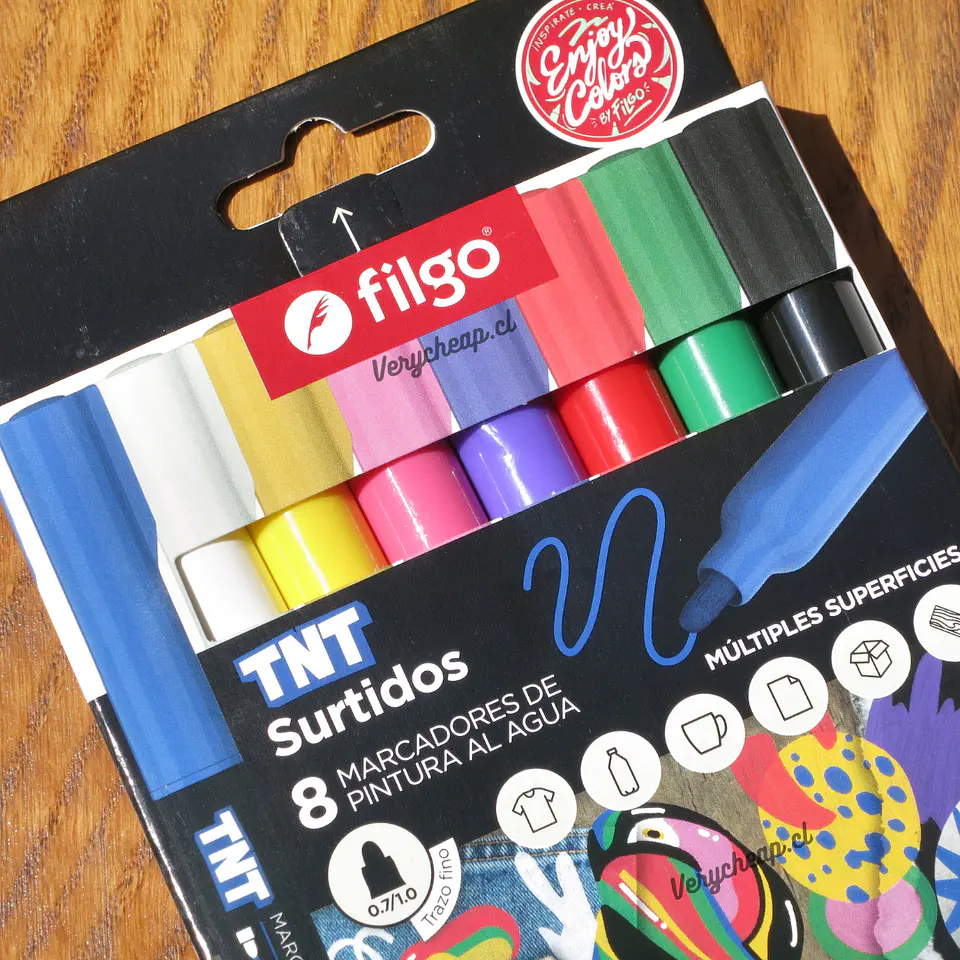Marcadores acrílicos Filgo TNT 1.0 2
