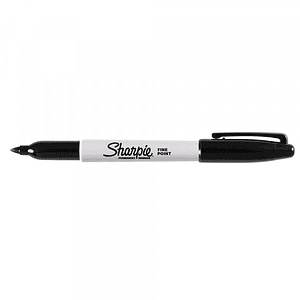 Marcador sharpie punta fina