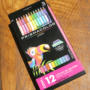 Lápices Prismacolor junior 12 colores pastel