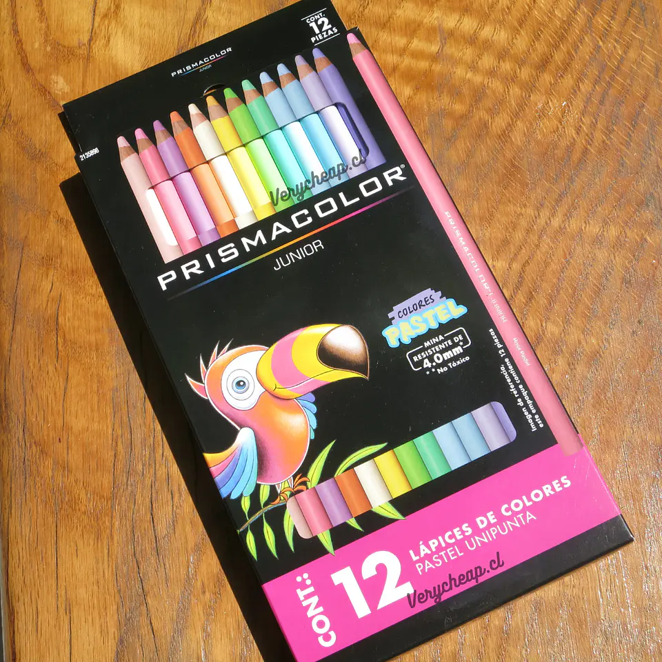Lápices Prismacolor junior 12 colores pastel 1
