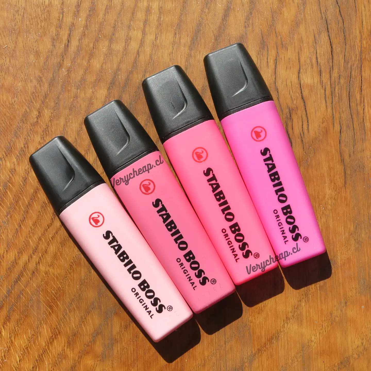 Set 4 destacadores shades of pink  2