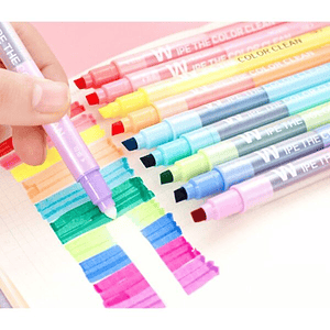 Set 10 Destacadores borrables