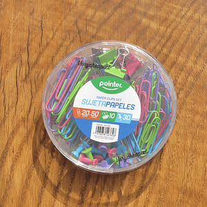 Set de escritorio sujeta papeles